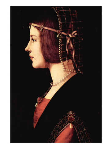 Lady Beatrice D Este - Leonardo Da Vinci Painting